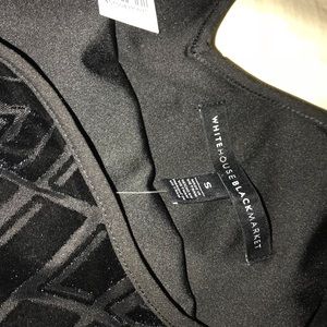 White House Black Market Velvet Dress